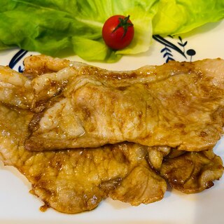 さっとできる甘めの味付け！豚のしょうが焼き